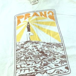White Prana Yoga T-shirt
